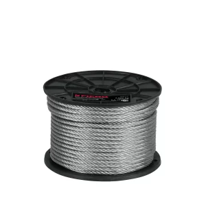 Metro de cable flexible 1/4' de acero 7x19 hilos, 75 m 44213 CAB-1/4F